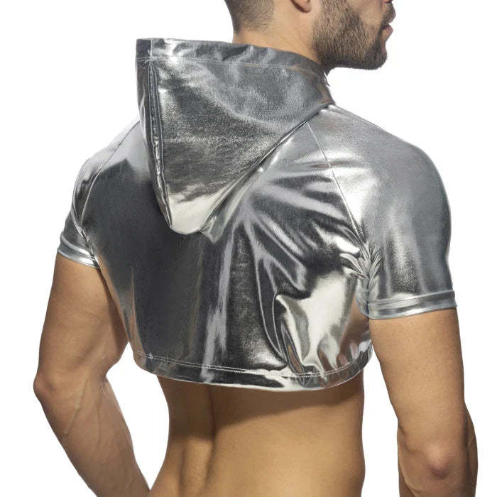 Gold and Silver Crop Top