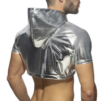 Gold and Silver Crop Top