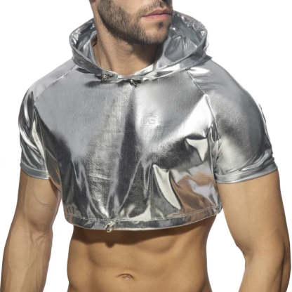 Gold and Silver Crop Top