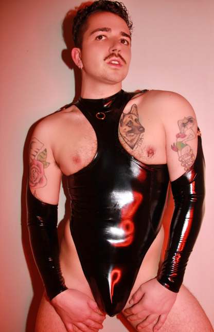 Heavy Metal Boi Bodysuit Without Chain