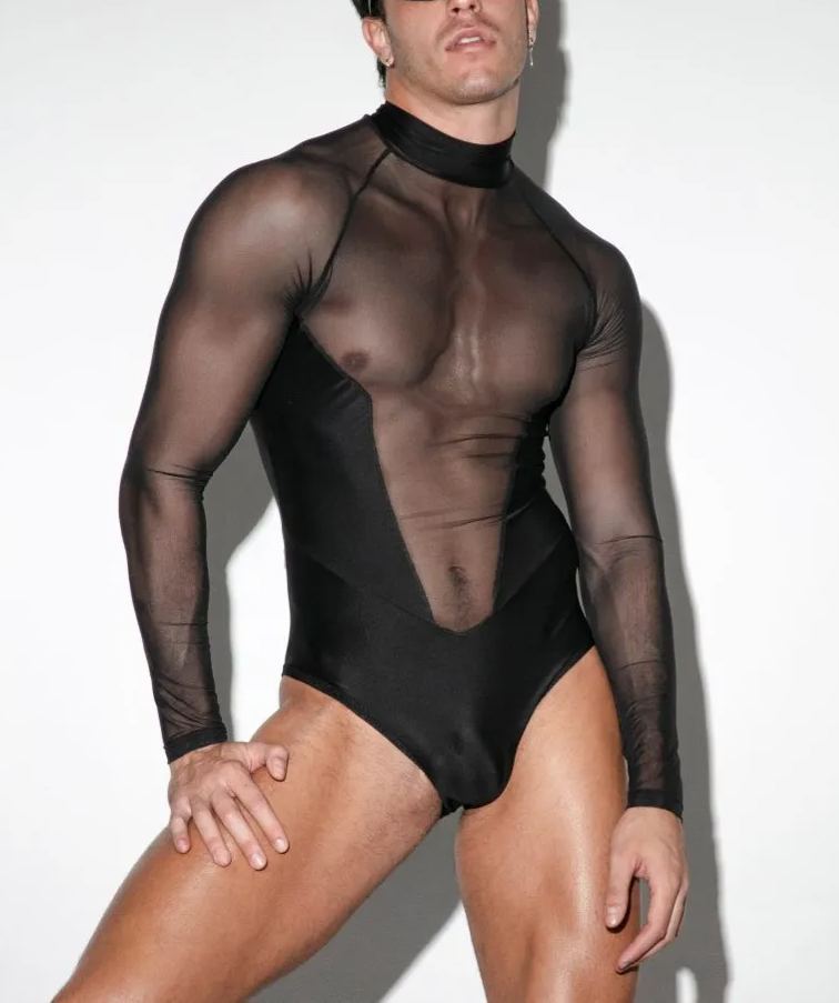 BODYSUIT LONG NEGRO
