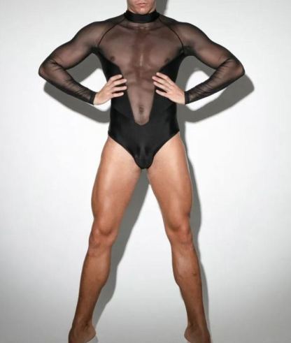 BODYSUIT LONG NEGRO