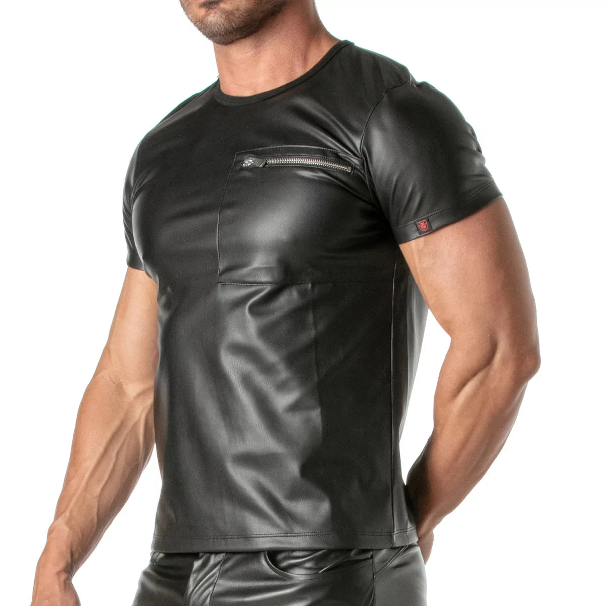 Mysteryglove Men's Kinky Zipped Pocket T-Shirt