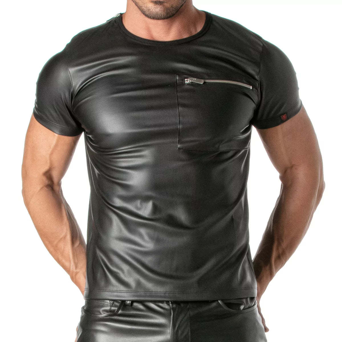 Mysteryglove Men's Kinky Zipped Pocket T-Shirt