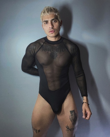 BODYSUIT LONG NEGRO