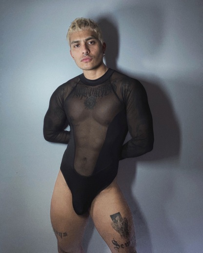 BODYSUIT LONG NEGRO