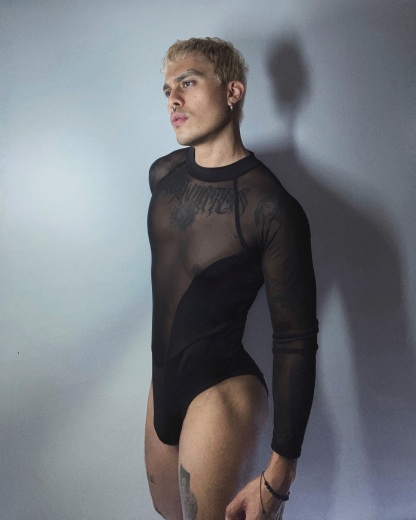 BODYSUIT LONG NEGRO