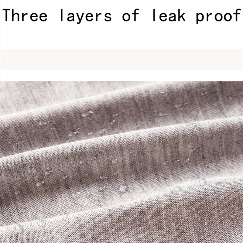 6 Pcs ! Plus Size Leak Proof Protective High Waist Panties/L-8XL