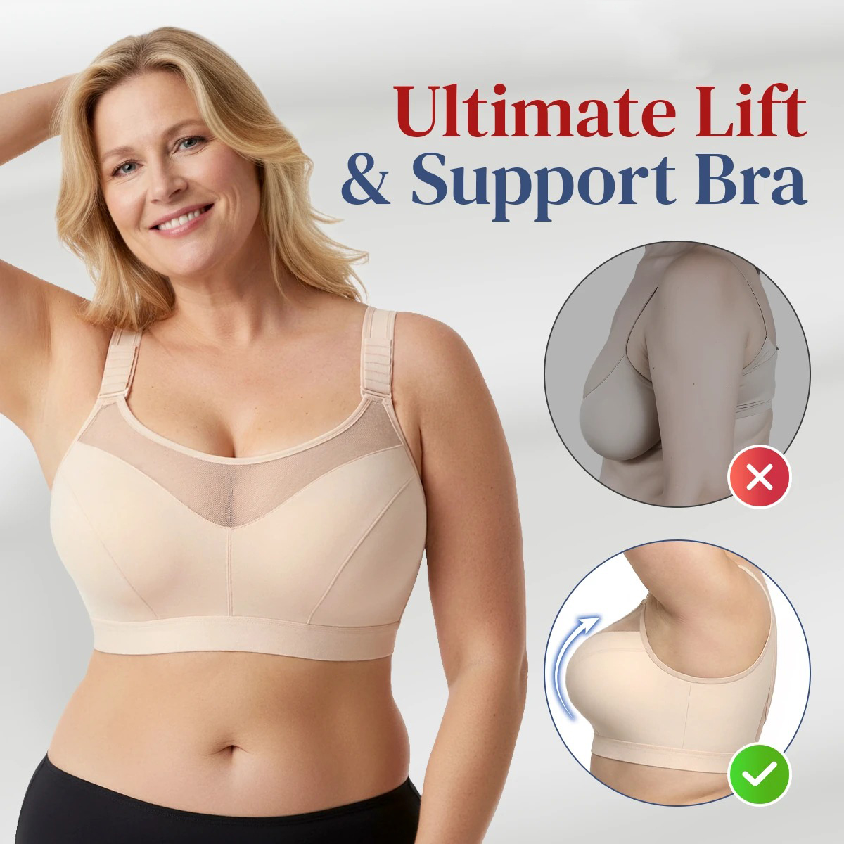Pay 1 Get 3 - Breathable Custom-Lift Bounce Control Bra
