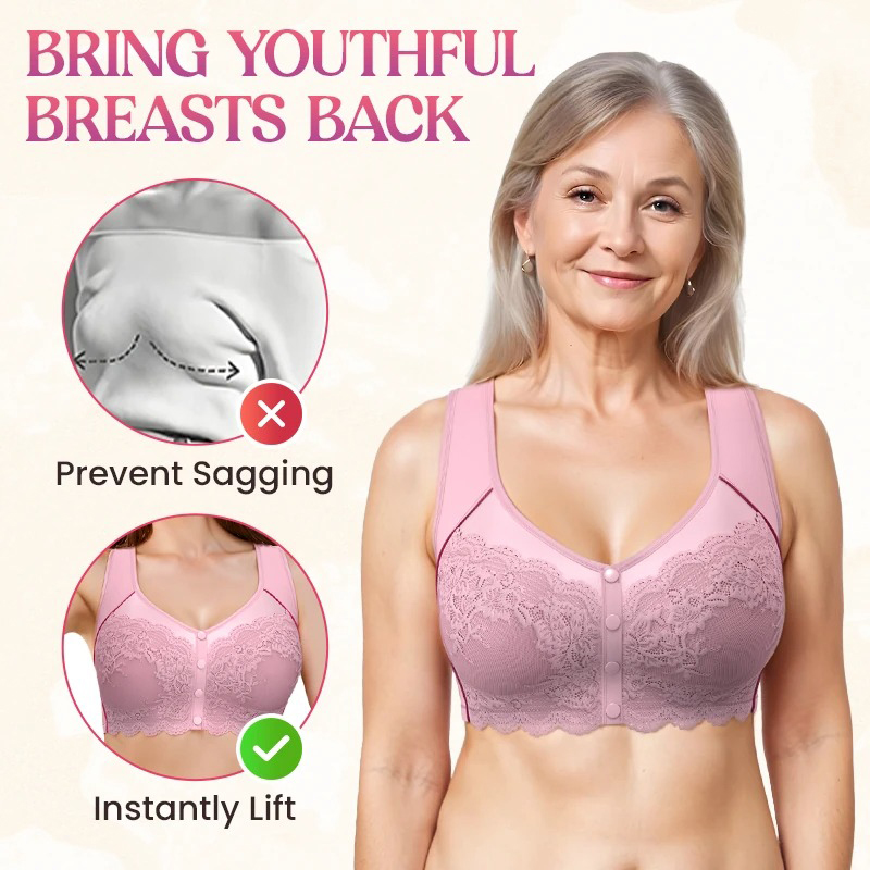 Pay 1 Get 3 - Lift & Support Front Button Bra