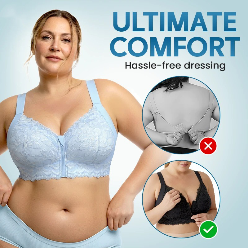 Pay 1 Get 3 - Ultra Soft Front Zip Wireless Lifting Bra