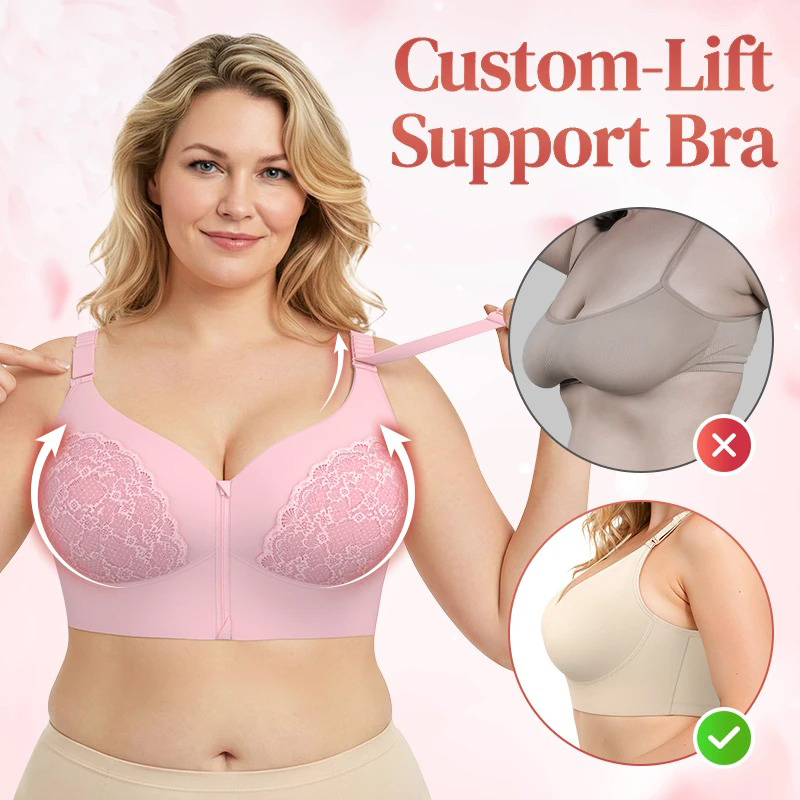 Pay 1 Get 3 - Front Zip Powerful Support Comfy Bra