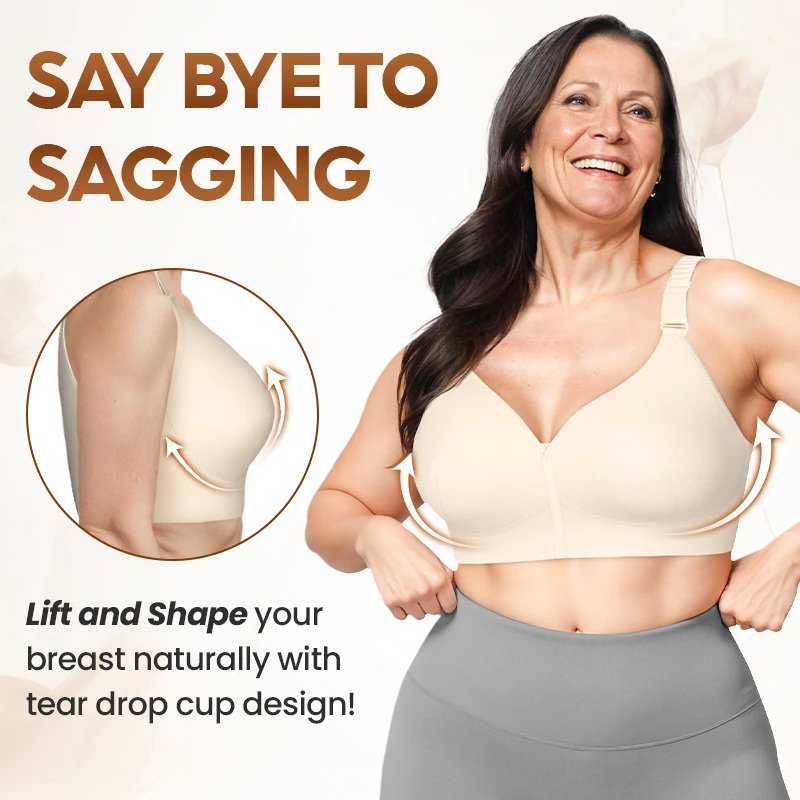 Pay 1 Get 3 - Comfortable Breast Support Front Zipper Wireless Bra