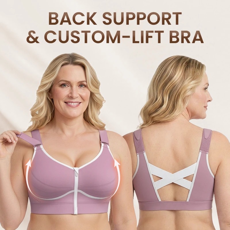 Pay 1 Get 3 - Custom-Lift Back Support Front Zipper Bra