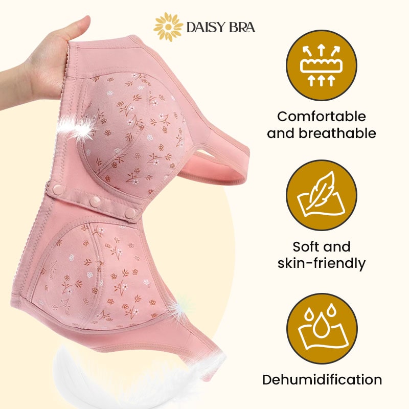 Daisy Bra - Pay 1 Get 3 - Comfortable & Convenient Front Button Bra