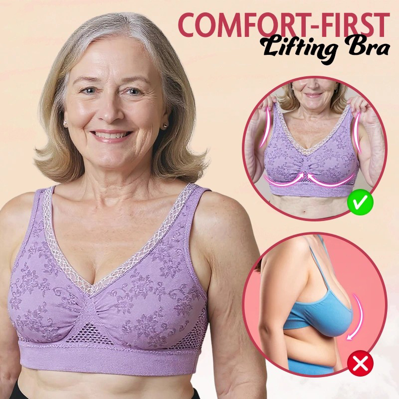 Pay 1 Get 3 - Pure Cotton Buttonless Comfy Lifting Bra