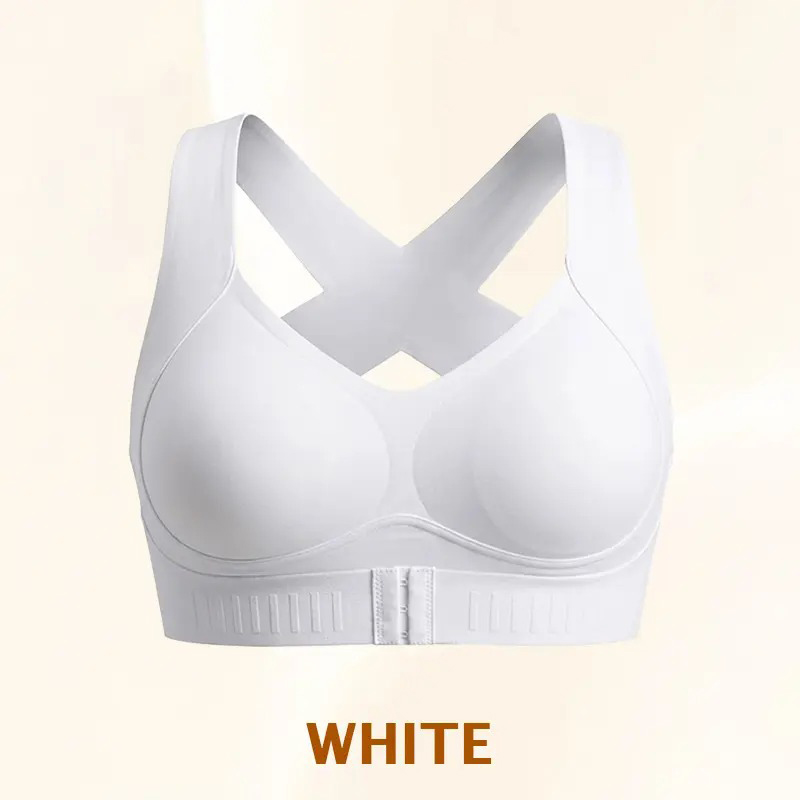 Pay 1 Get 3 - Cross Back Front Closure Wireless Posture Support Bra