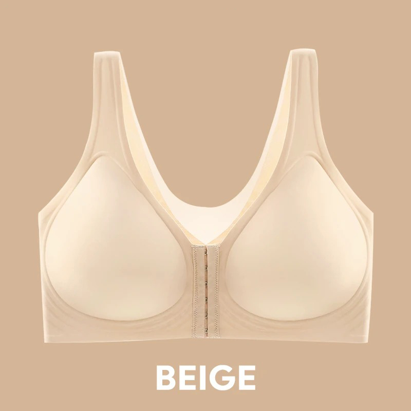 Pay 1 Get 3 - Seamless Front Buckle Cross Back Shaping Bra For Seniors