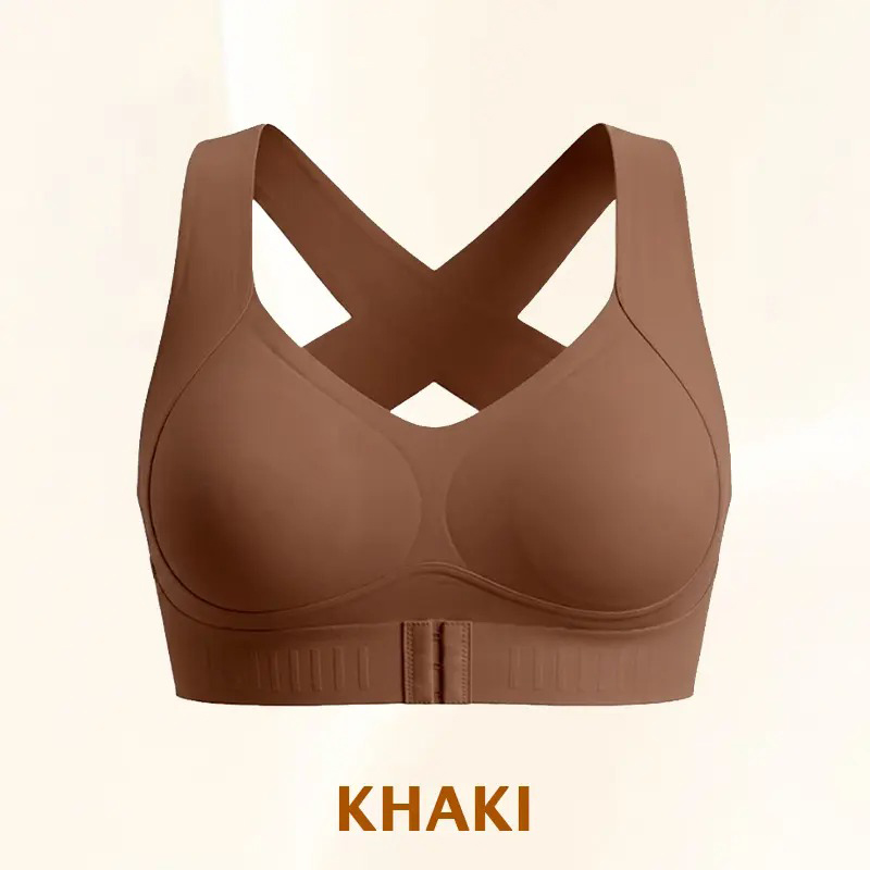 Pay 1 Get 3 - Cross Back Front Closure Wireless Posture Support Bra