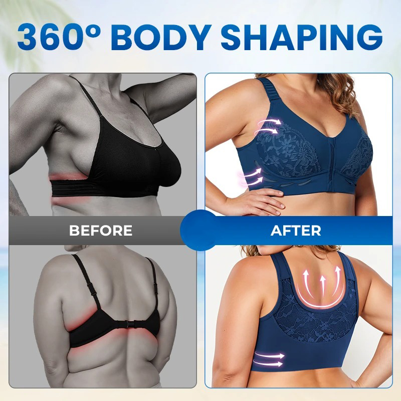 Pay 1 Get 3 - Powerful Lifting & Shaping Front Zipper Bra