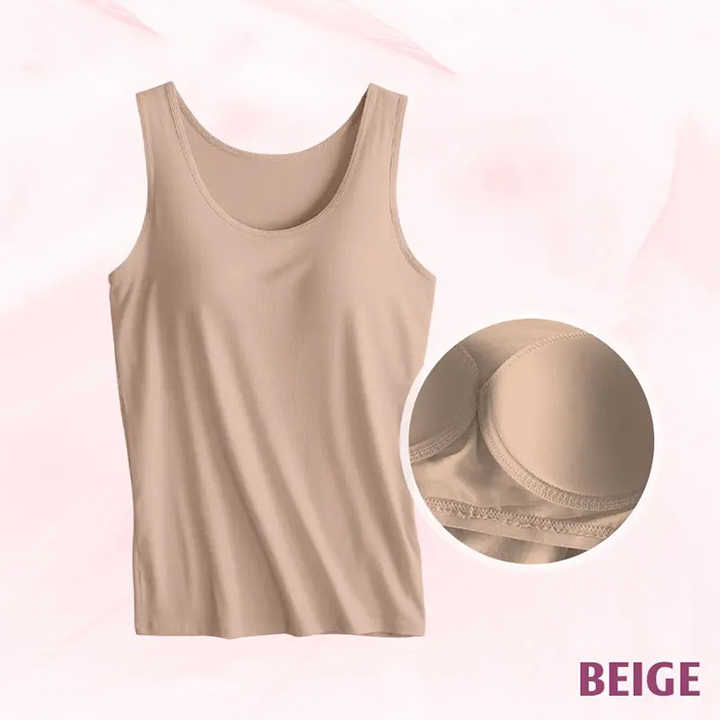 Pay 1 Get 3 - Soft Built-In Bra Tank Top for Women