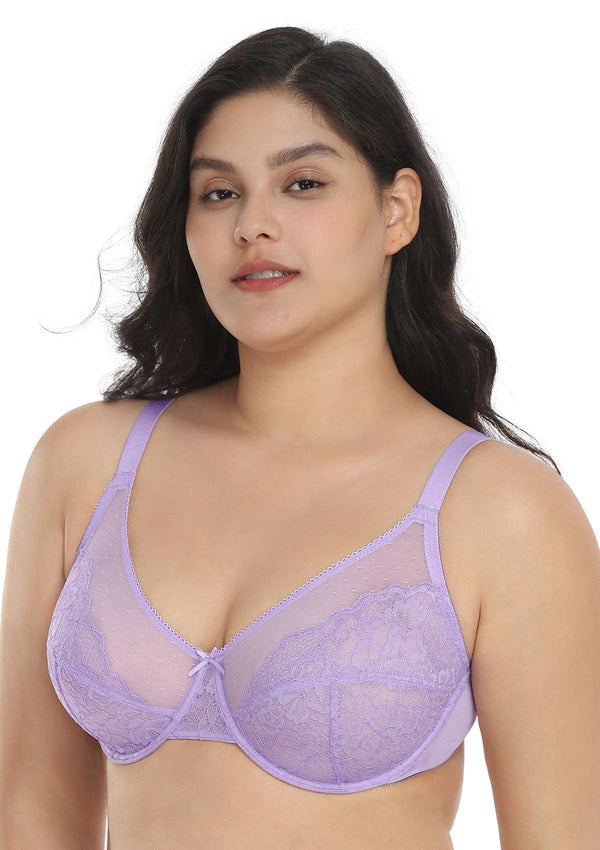 Pay 1 Get 3 - Enchante Unlined Lace Underwire Bra