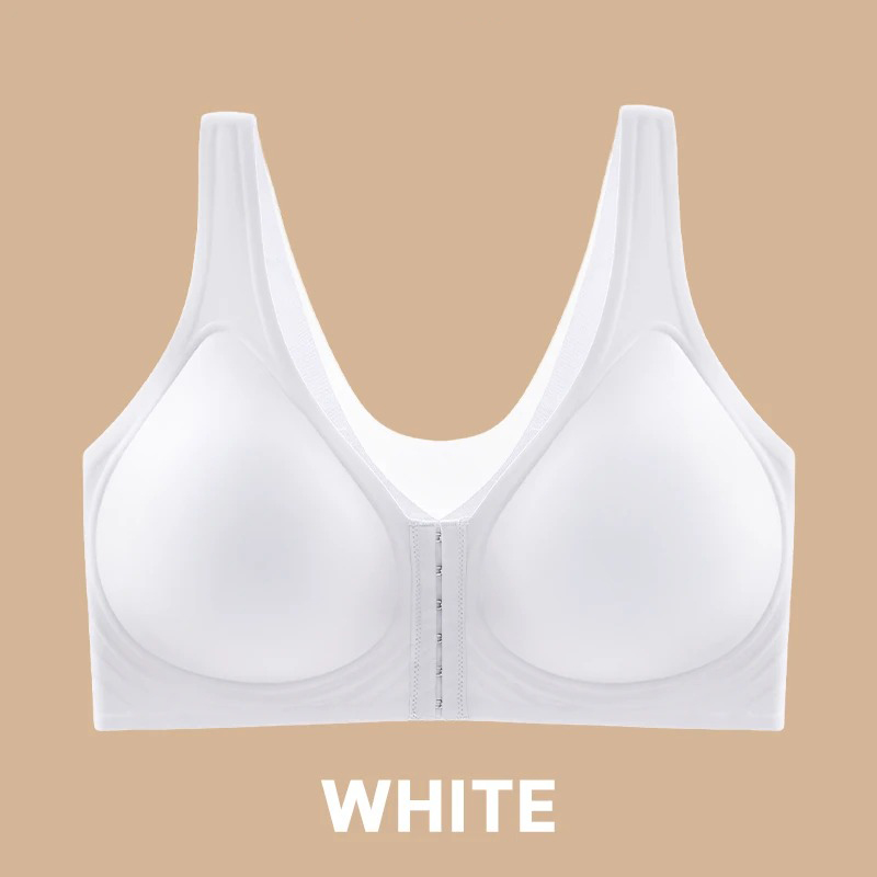Pay 1 Get 3 - Seamless Front Buckle Cross Back Shaping Bra For Seniors