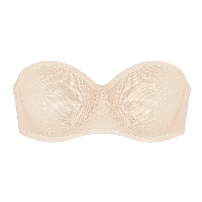 Pay 1 Get 3 - Women's Convertible Strapless Minimiser Bandeau Bra