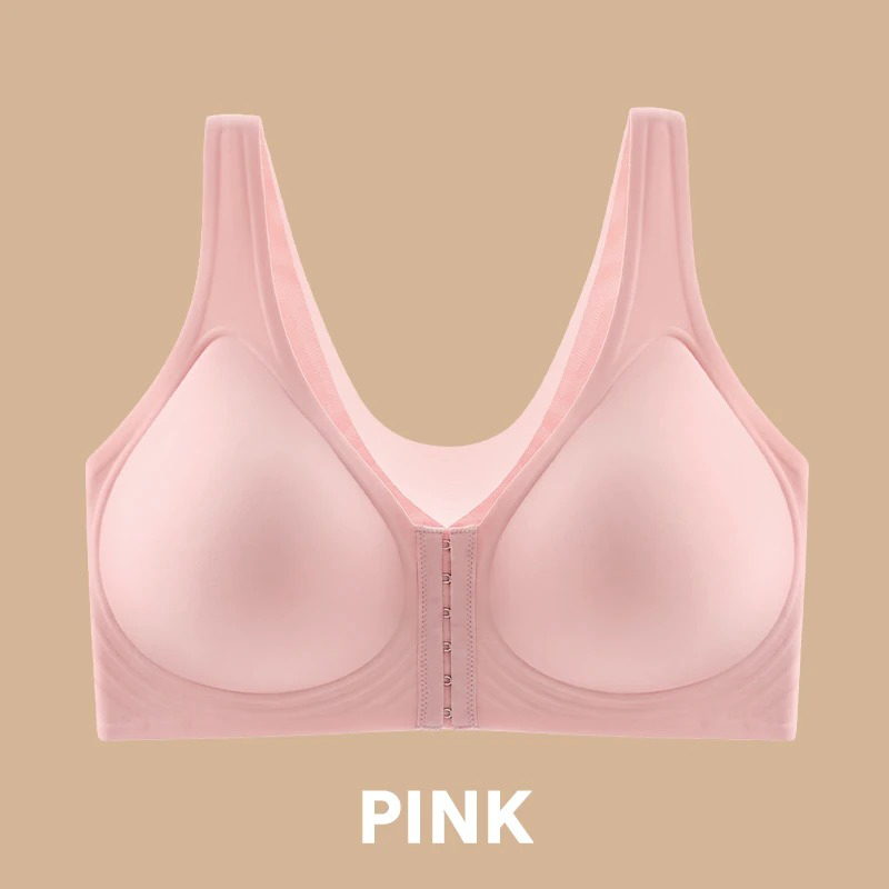 Pay 1 Get 3 - Seamless Front Buckle Cross Back Shaping Bra For Seniors