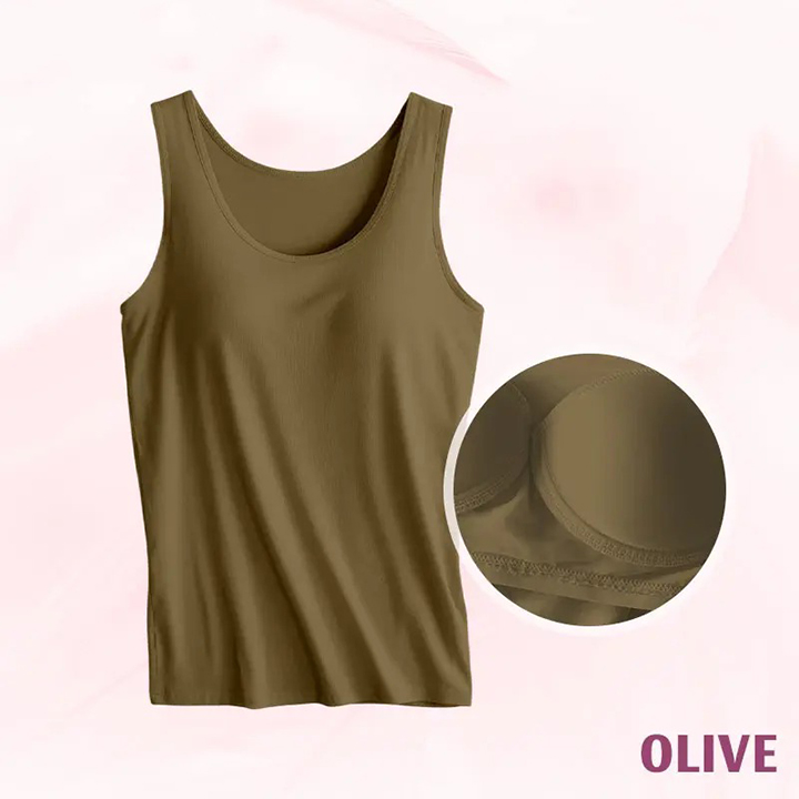 Pay 1 Get 3 - Soft Built-In Bra Tank Top for Women