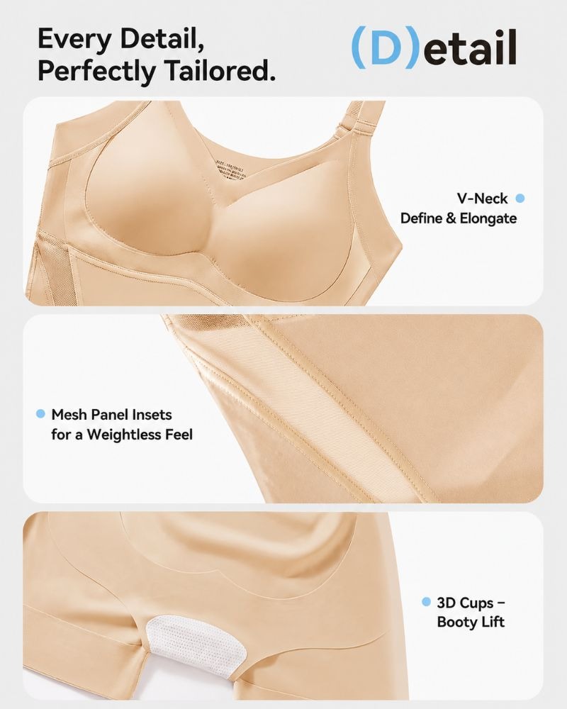 Pay 1 Get 3 - Cooling Tummy Control Butt-Lift Shapewear Bodysuit