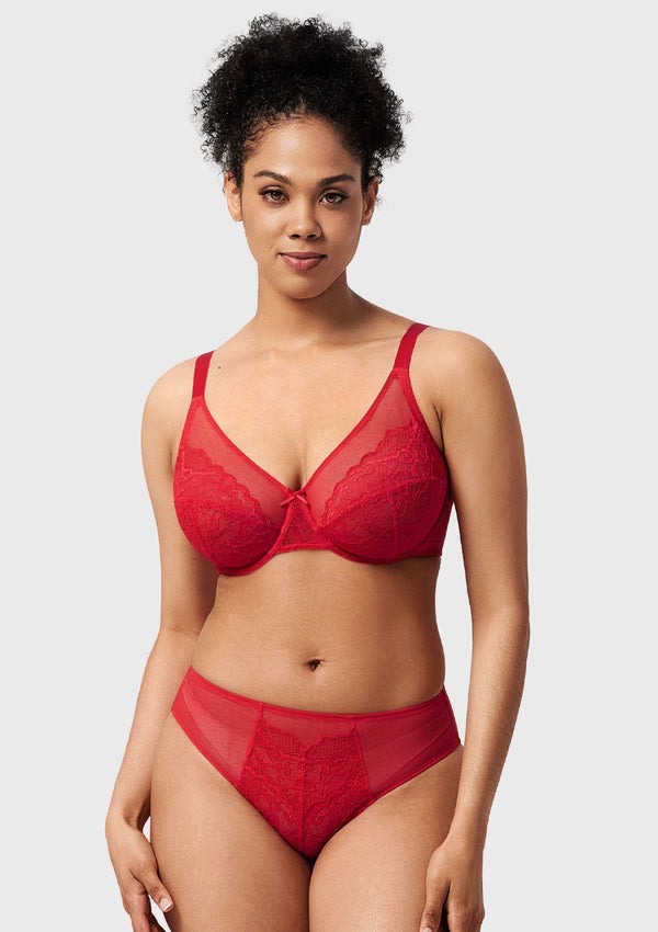 Pay 1 Get 3 - Enchante Unlined Lace Underwire Bra