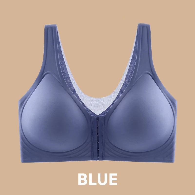 Pay 1 Get 3 - Seamless Front Buckle Cross Back Shaping Bra For Seniors