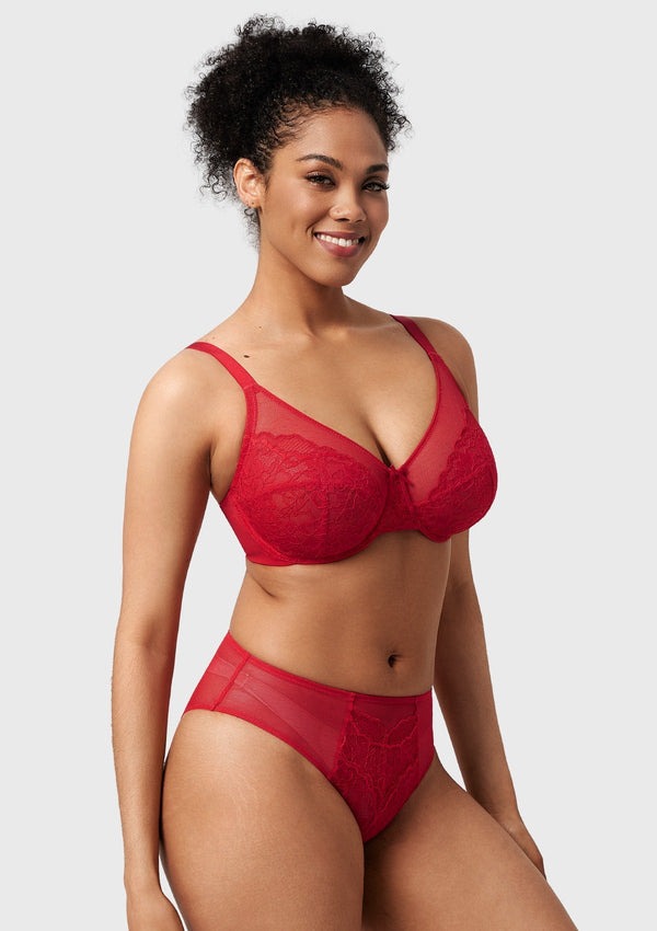 Pay 1 Get 3 - Enchante Unlined Lace Underwire Bra