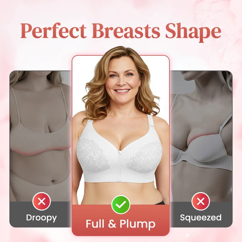 Pay 1 Get 3 - Front Zip Powerful Support Comfy Bra