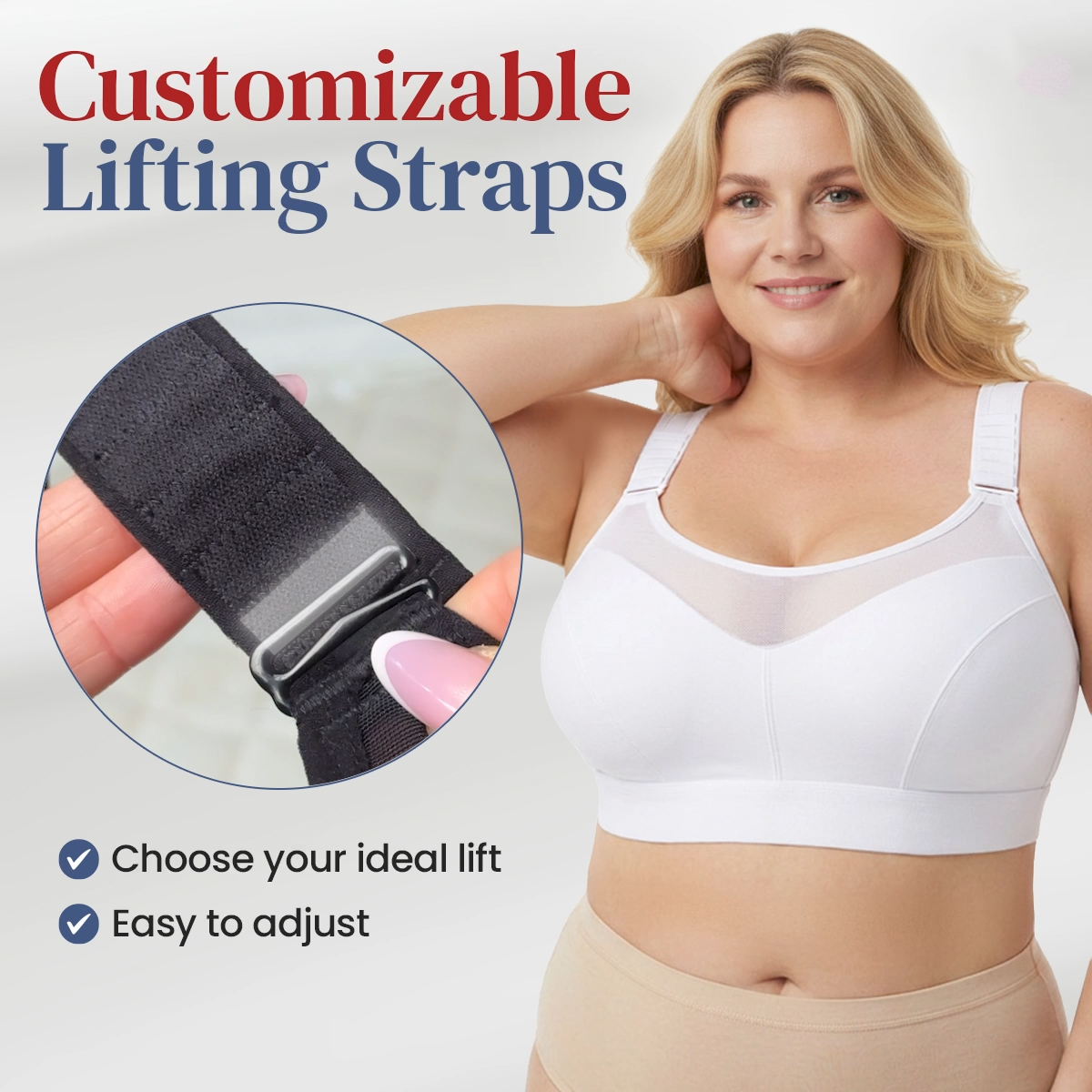 Pay 1 Get 3 - Breathable Custom-Lift Bounce Control Bra