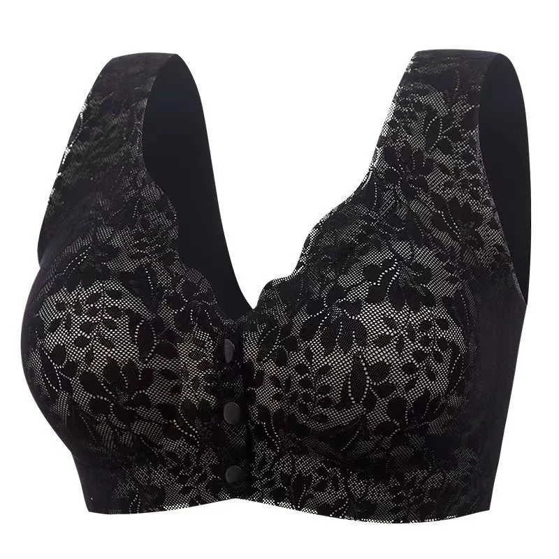🔥Pay 1 Get 3🔥Front Buckle Sleep Bra For Older Women M-3XL