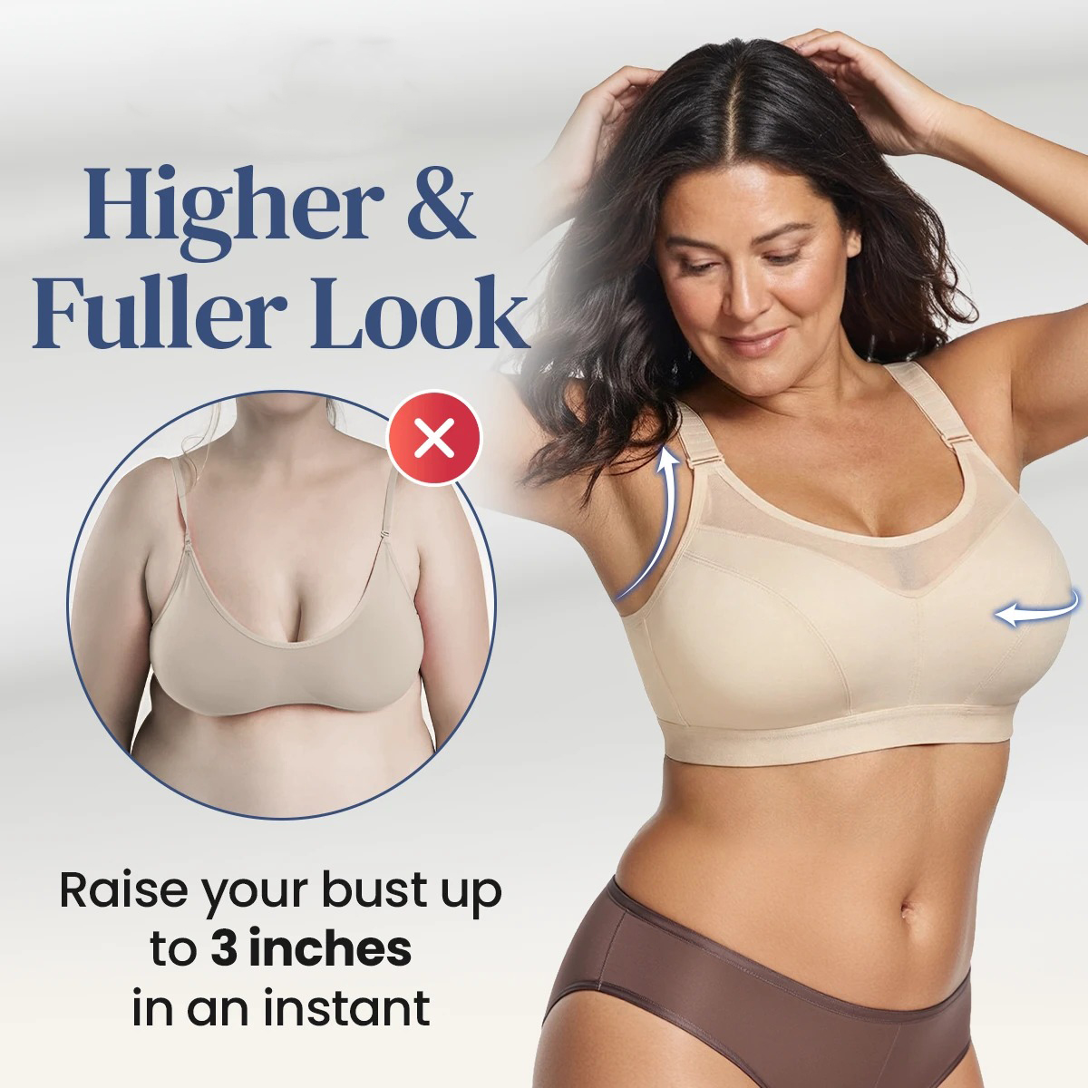 Pay 1 Get 3 - Breathable Custom-Lift Bounce Control Bra