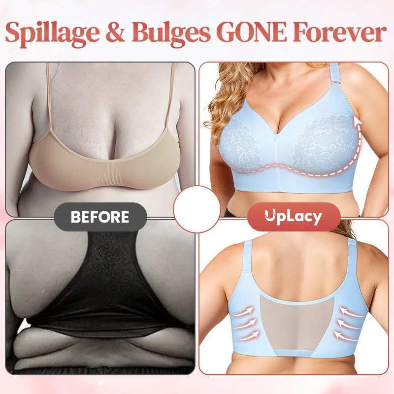 Pay 1 Get 3 - Front Zip Powerful Support Comfy Bra