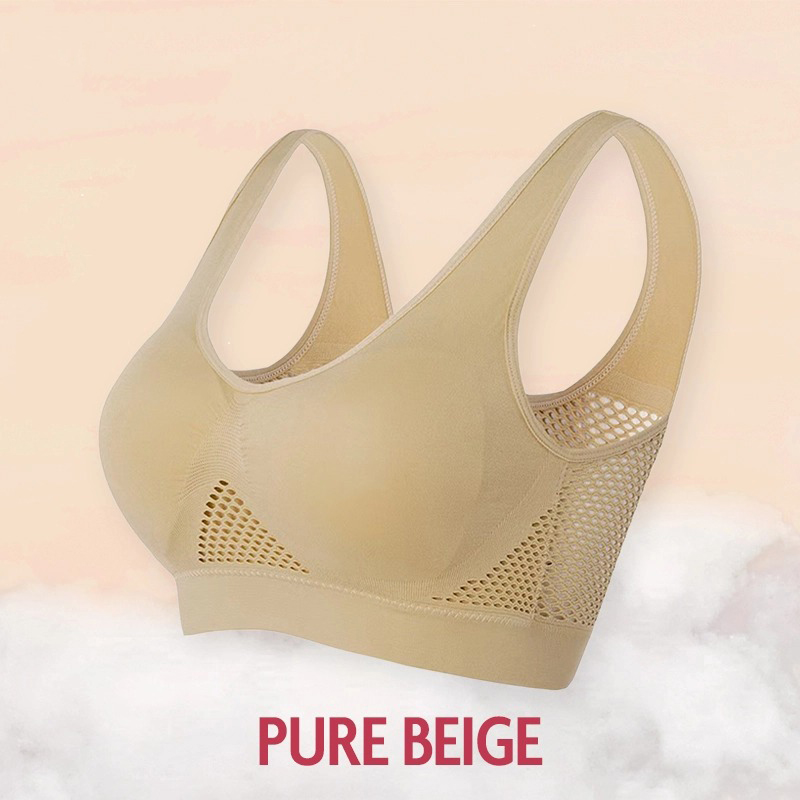 Pay 1 Get 3 - Pure Cotton Buttonless Comfy Lifting Bra
