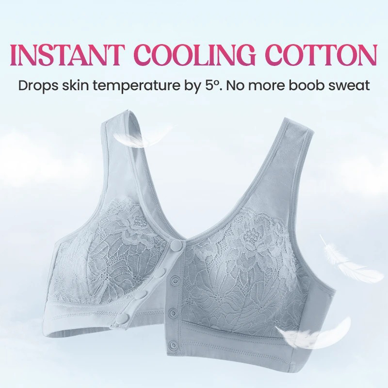 Pay 1 Get 3 - Front Closure Breathable Cotton Lifting Bra for Seniors