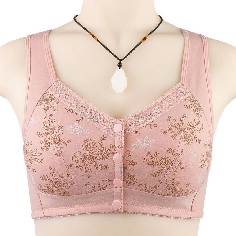 🔥Buy 1 Get 3(3packs)🔥 Cotton Front Closure Bra