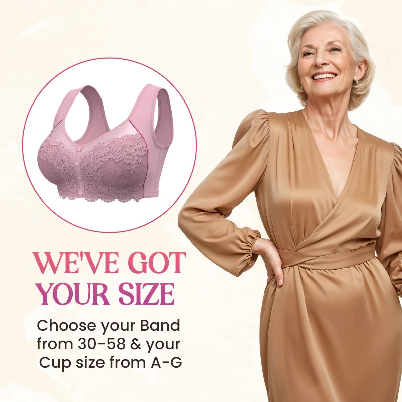 Pay 1 Get 3 - Lift & Support Front Button Bra