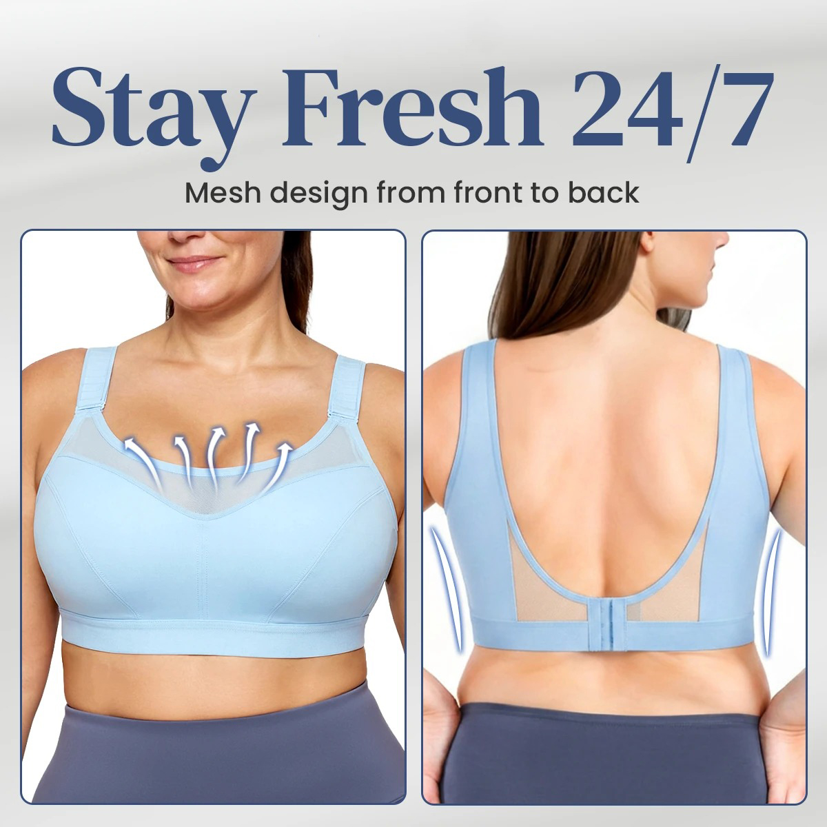 Pay 1 Get 3 - Breathable Custom-Lift Bounce Control Bra