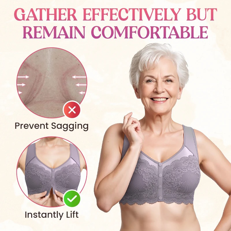 Pay 1 Get 3 - Lift & Support Front Button Bra