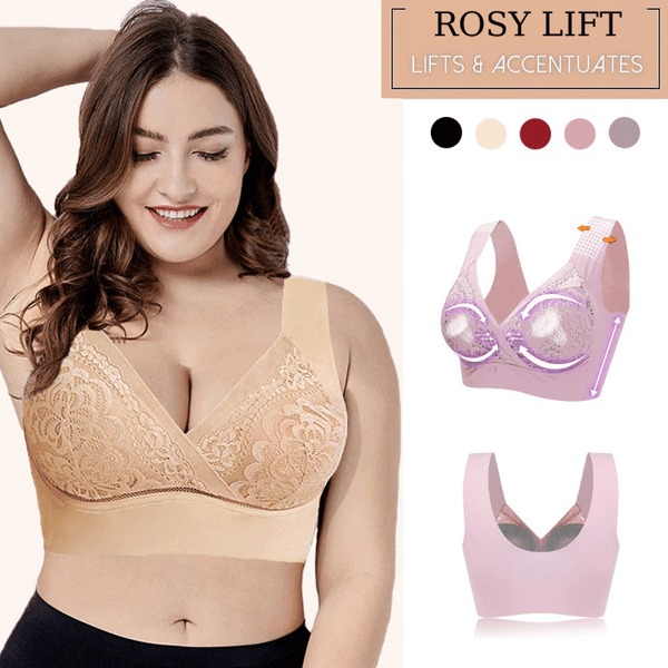 Pay 1 Get 3 – Plus Size Comfort Extra Elastic Wireless Support Lace Bra