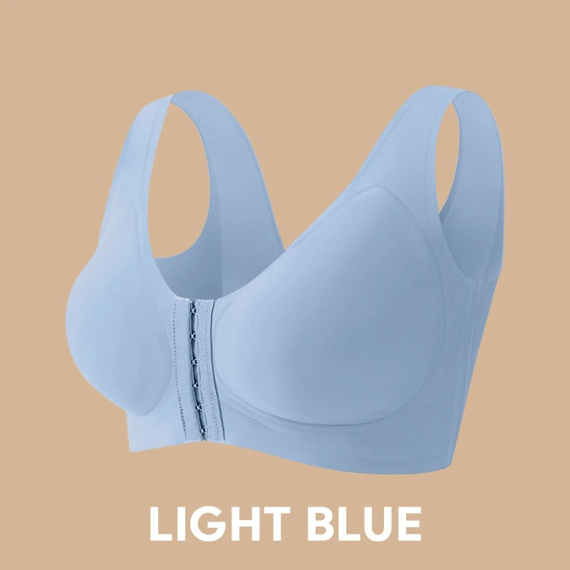 Pay 1 Get 3 - Seamless Front Buckle Cross Back Shaping Bra For Seniors