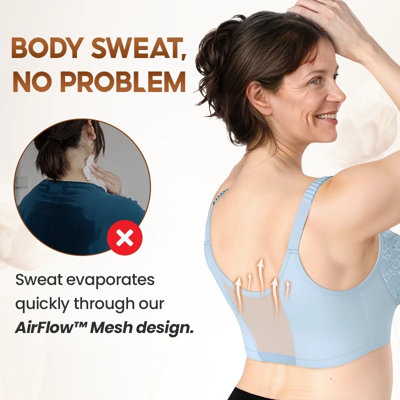 Pay 1 Get 3 - Comfortable Breast Support Front Zipper Wireless Bra
