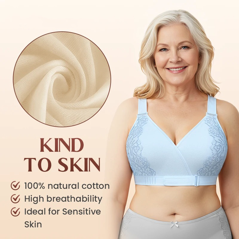 Pay 1 Get 3 - Velcro Front-Wrap & Straps Adaptive Comfort Bra