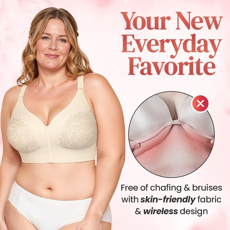 Pay 1 Get 3 - Front Zip Powerful Support Comfy Bra